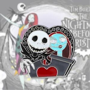 Jack and Sally Decorative Pin Hat Pin Jacket Pin The Nightmare Before Christmas
